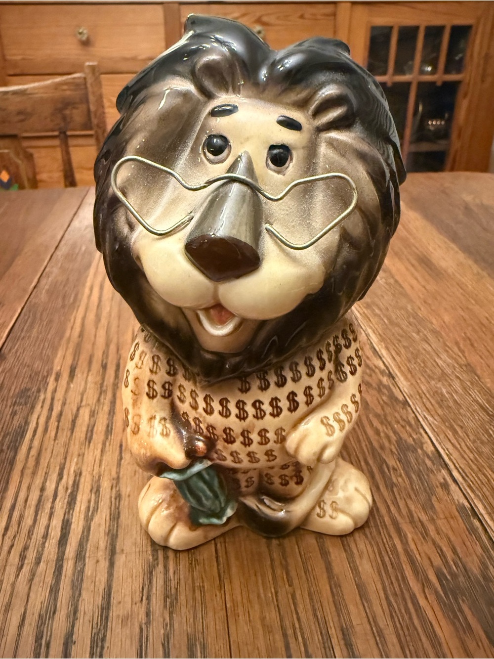 Vintage Lefton Hubert The Lion Bank